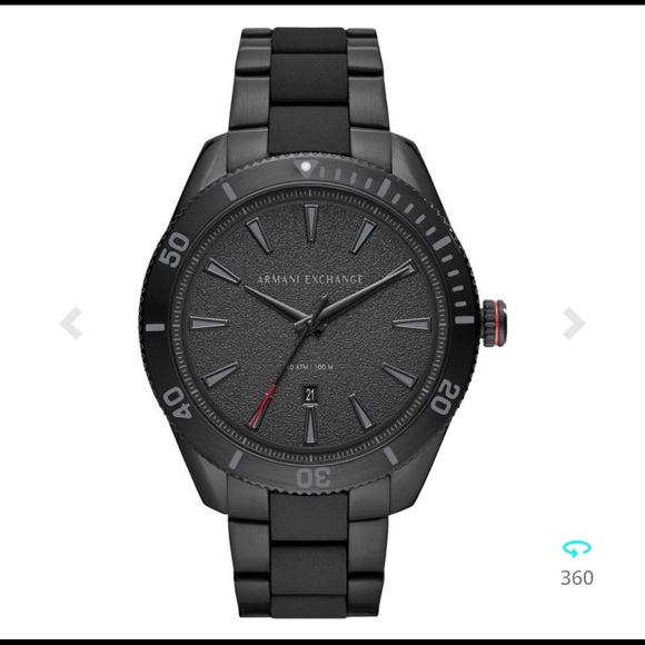 A/X Armani Exchange Other - ARMANI EXCHANGE ENZO BLACK STAINLESS STEEL WATCH